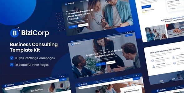 BiziCorp - Template Kit de consultoría empresarial