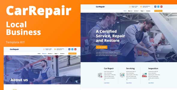 CarRepair - Local Business Template Kit