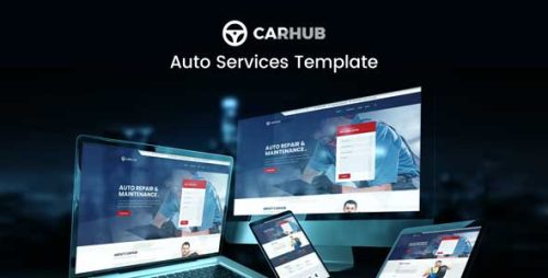 Carhub - Auto Services Template Kit