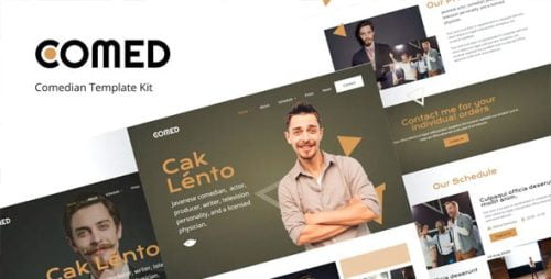 Comed - Comedian elementor Template Kit