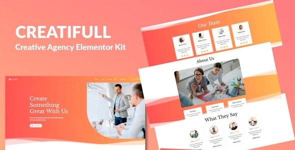 Creatifull - Template Kit De Elementos De Agencia Creativa
