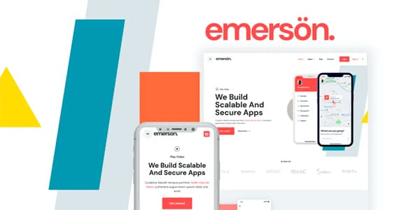 Emerson — Template Kit Elementor De Aplicación Y Software