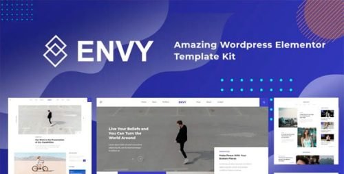Envy - Elementor Plantilla Kit Revista de Noticias