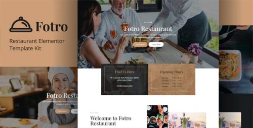 Fotro - Kit De Plantilla Para Alimentos Y Restaurantes