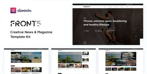 FrontFive - Template Kit para revistas y noticias creativas