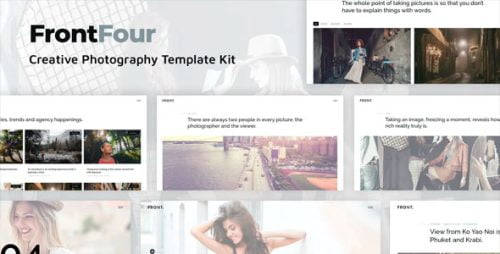FrontFour - Template Kit de fotografía creativa