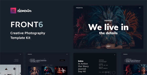 FrontSix - Template Kit de fotografía creativa