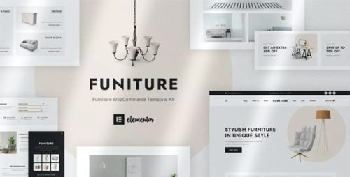 Funiture - Tienda de muebles WooCommerce Elementor Template Kit
