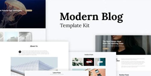 Katelyn - Kit De Plantilla Blog Moderno