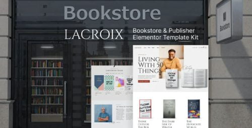 LaCroix - Template Kit Elementor de Autor y Editor