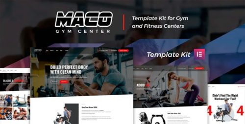 Maco Kit — Gym & Fitness Elementor Template Kit