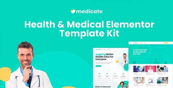 Medicate - Health & Medical Elementor Template Kit