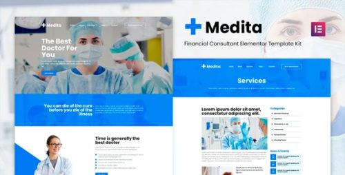 Medita - Template Kit de elementos de servicio médico