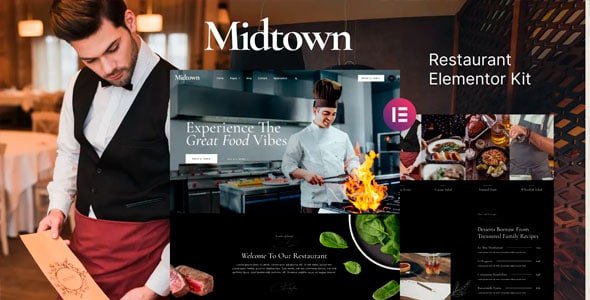 Midtown - Template Kit de restaurante Elementor