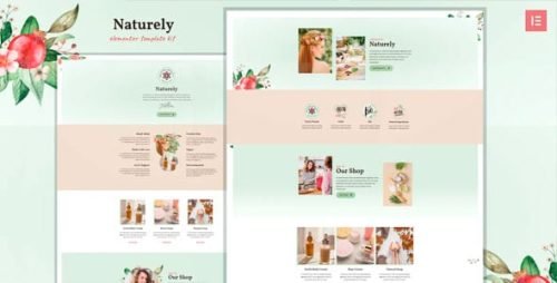 Naturely - Kit de Plantilla de cosméticos naturales y belleza