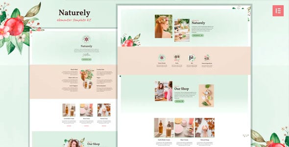 Naturely - Kit de Plantilla de cosméticos naturales y belleza