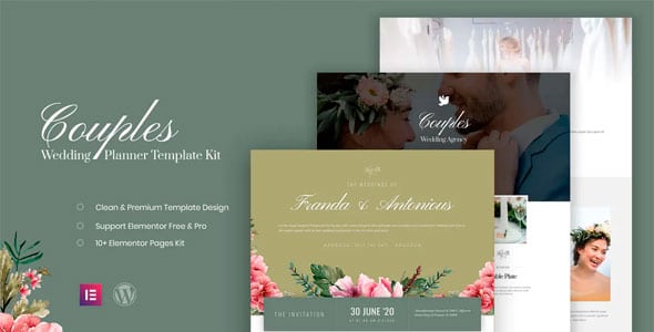 Parejas - Plantilla Planificador de Boda Kit