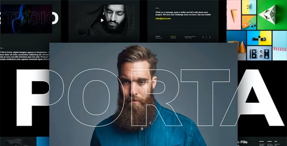 Porta - Kit de Plantilla Creativas Porfolio