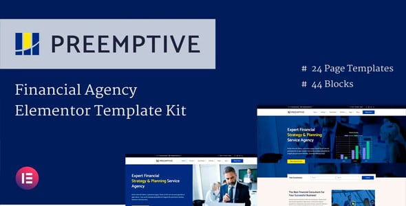 Preemptive - Template Kit de elementos empresariales y financieros