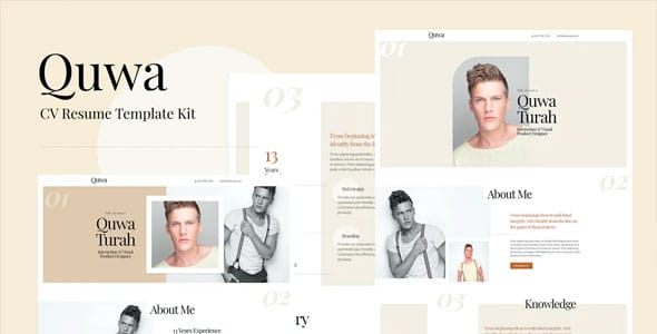 Quwa - Template Kit de currículum vitae
