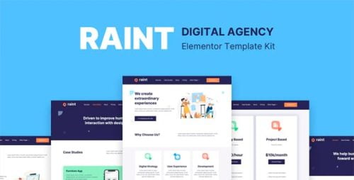 Raint - Template Kit De Elementos De La Agencia Digital