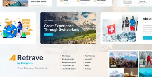 Retrave - Kit De Plantilla Para Elementos De Viaje