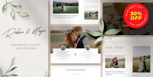 Robbie Magie - Template Kit de invitación para eventos de boda