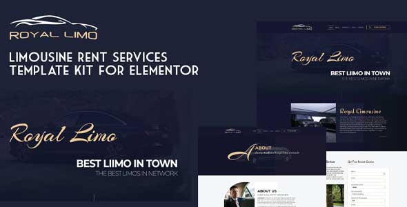 Royal Limo - Limousine Rent Services Template Kit