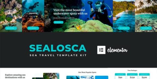 Sealosca - Template Kit de viaje de aventura en el mar