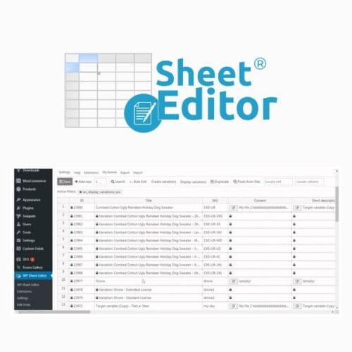 WP Sheet Editor Premium