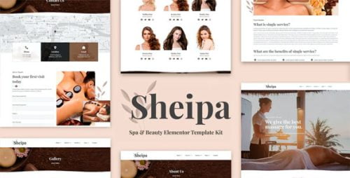 Sheipa - Spa & Beauty Elementor Template Kit