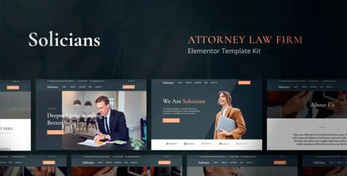 Solicians - Juego de plantillas para bufetes de abogados