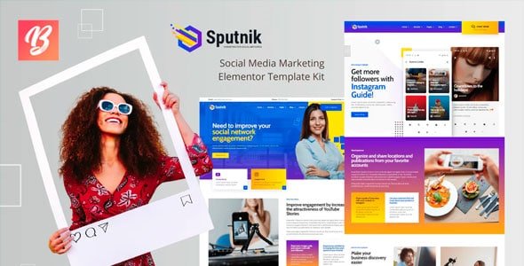 Sputnik - Template Kit de elementos de marketing en redes sociales