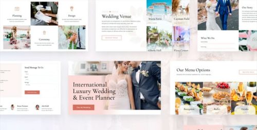Sweeding - Template Kit Para Elemento De Boda