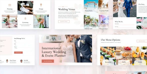 Sweeding - Template Kit Para Elemento De Boda