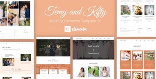 Temy y Kofty - Juego de plantillas para boda