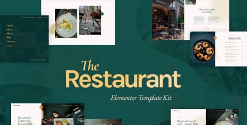 The Restaurant - Elementor Plantilla Kit
