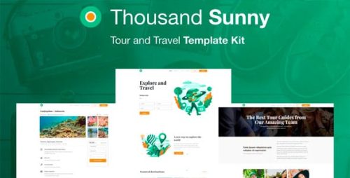 Thousand Sunny - Kit Elementor de viaje