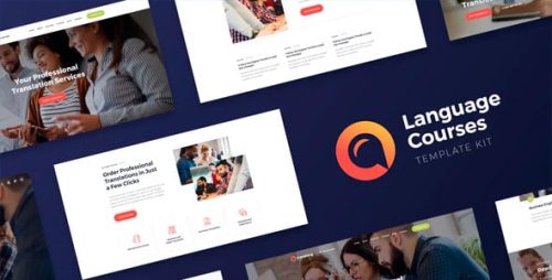 Translang - Template Kit para cursos de idiomas y servicios de traducción
