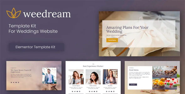 Weedream - Kit de plantillas para boda