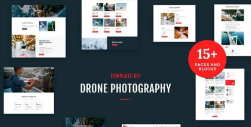 Zumbido Media - Template Kit para elementos de fotografía aérea y videografía