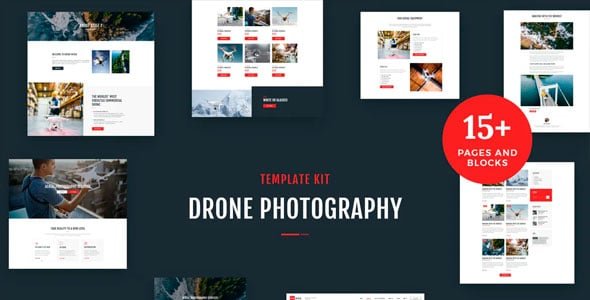 Zumbido Media - Template Kit para elementos de fotografía aérea y videografía