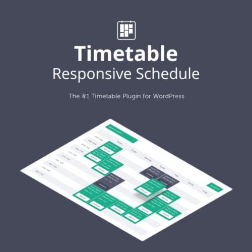 Timetable Responsive Schedule For WordPress